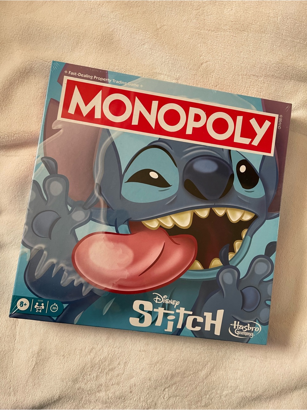 Monopoly Disney Stitch Board Game - Blue